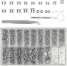1200 Mini Screws Small Nuts Set Assortment Model Making Watch Glasses