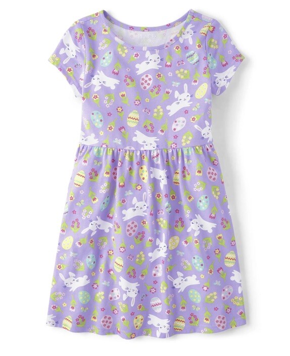The Children’s Place Girls Petal Purple Dress Size X-Large (14) NEW