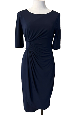navy blue church dress Uocefik Women's Cocktail Party Formal Wedding Guest Dresses, Modest Graduation Prom Evening M, Size: Medium leisure M aterial Connected Dress 10 Navy Blue