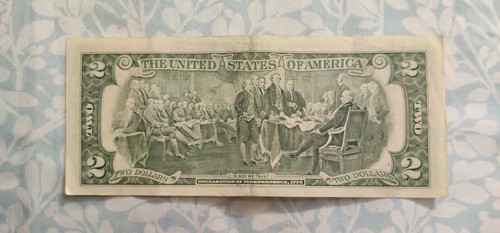 2 dollar bill 1995 series - Picture 2 of 2