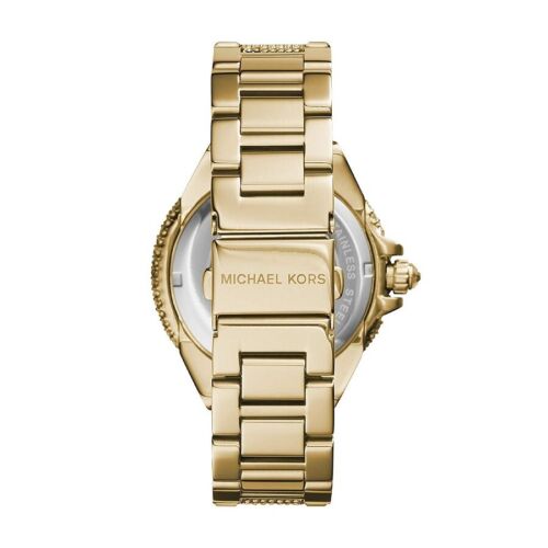 NEW MICHAEL KORS CAMILLE MK5720 ALL GOLD/CRYSTAL QUARTZ WOMENS LADIES WATCH - Picture 7 of 11