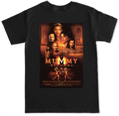 THE MUMMY RETURNS FRASER 1990 90S EGYPT FUNNY CLASSIC MOVIE FILM MENS T SHIRT