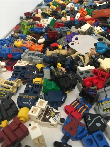 Lego 1/16 Lb Bulk -Star Wars Marvel DC City Ninjago minifigures bulk #E2