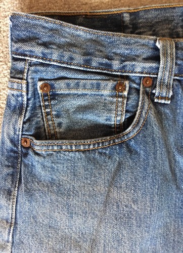 Buttonfly Denim 501 Jeans 5 Classic Levis 31 Bleu Inseam Bleu L32 W32 qv1wx7d5