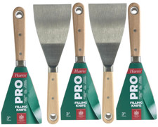 Harris Pro Paint Filling tool Set Professional Stainless Steel Scraper set  5Pcs