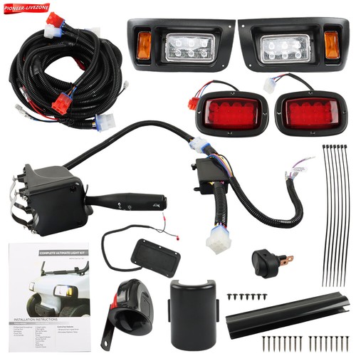 Kit de luces LED de lujo legales para calle para accesorios Club Car DS 1993 + carro de golf - Imagen 2 de 8