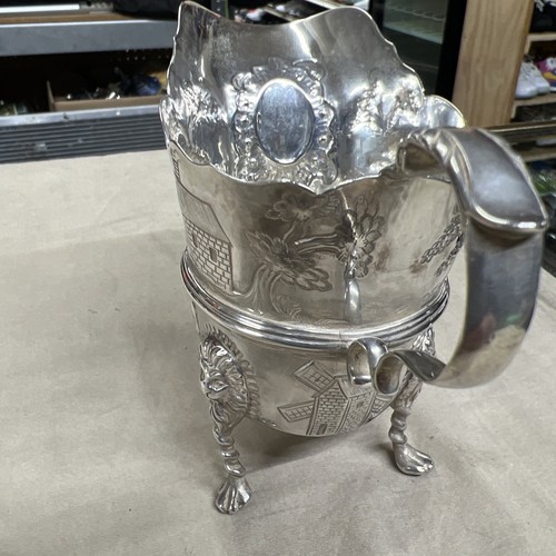 West & Son Sterling Silver Intricate Small Pitcher/Creamer Circa 1915 148 Grams - Picture 8 of 19