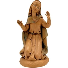 Vintage 80s 1983 Fontanini Nativity Holy Family Mary Joseph Baby Jesus Manger