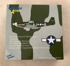 GEMINI ACES 1:72 P-51B MUSTANG, ?DING HAO? USAAF 9TH MAJ. JAMES HOWARD GAUSA2003
