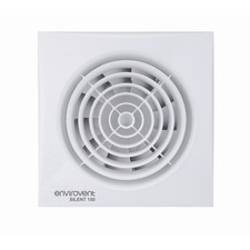 Envirovent Silent 150mm 6" Quiet Bathroom Extractor Fan with Humidistat & Timer
