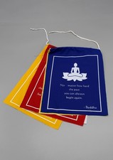 Meaningful Buddha Quote Prayer Flags, Buddha Prayer Flags with Messages