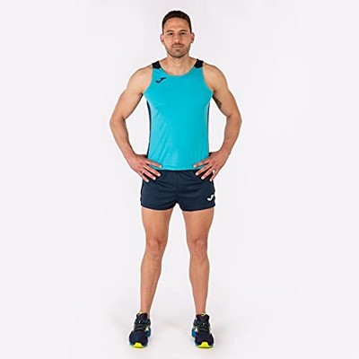 Tanktop Joma Marineblau Fluor Turquoise Größe M Modell 102222.013