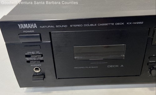 Yamaha KX-W282 Natural Sound Double Cassette Deck Player - Picture 3 of 10