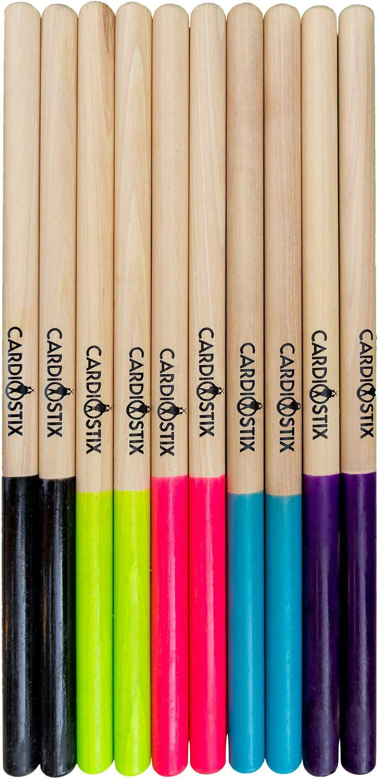 CardioStix 8oz Highest-Weighted (1 PAIR) Premium American Hickory Wood Cardio...
