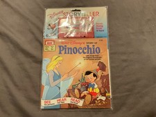Brand New Disney Storyteller Pinocchio Read-Along Book & Tape Sealed