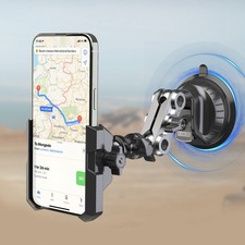 Car Phone Holder Dashboard Windshield Phone Mount for iPhone Samsung Universal