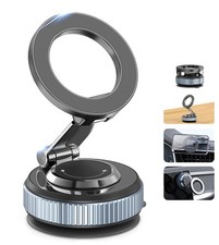 Vacuum Magnetic Car Phone Holder Stand,360  Adjustable Car Phone Mount for Ma...