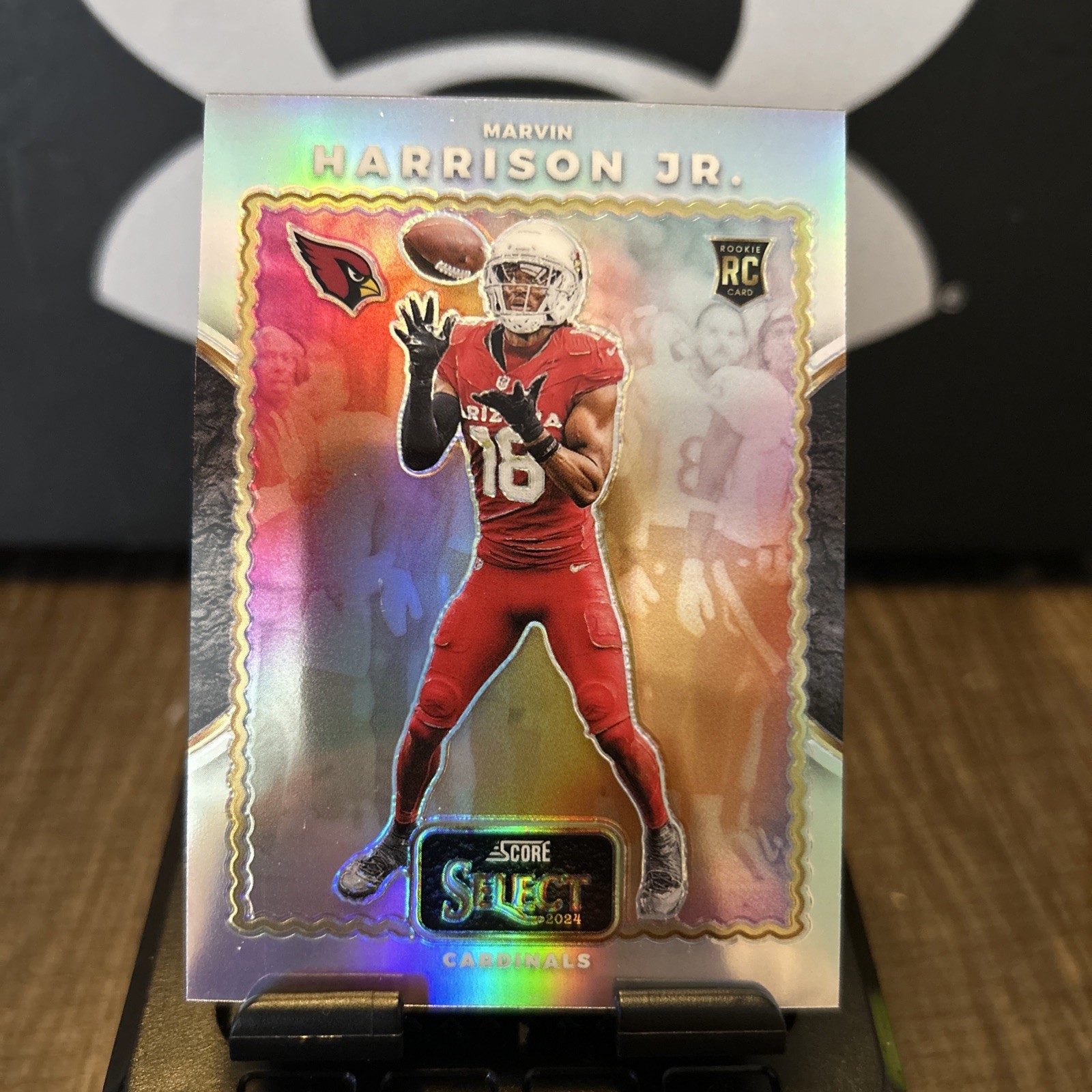 2024 Panini Select #19 Marvin Harrison Jr. Score Select Throwback silver