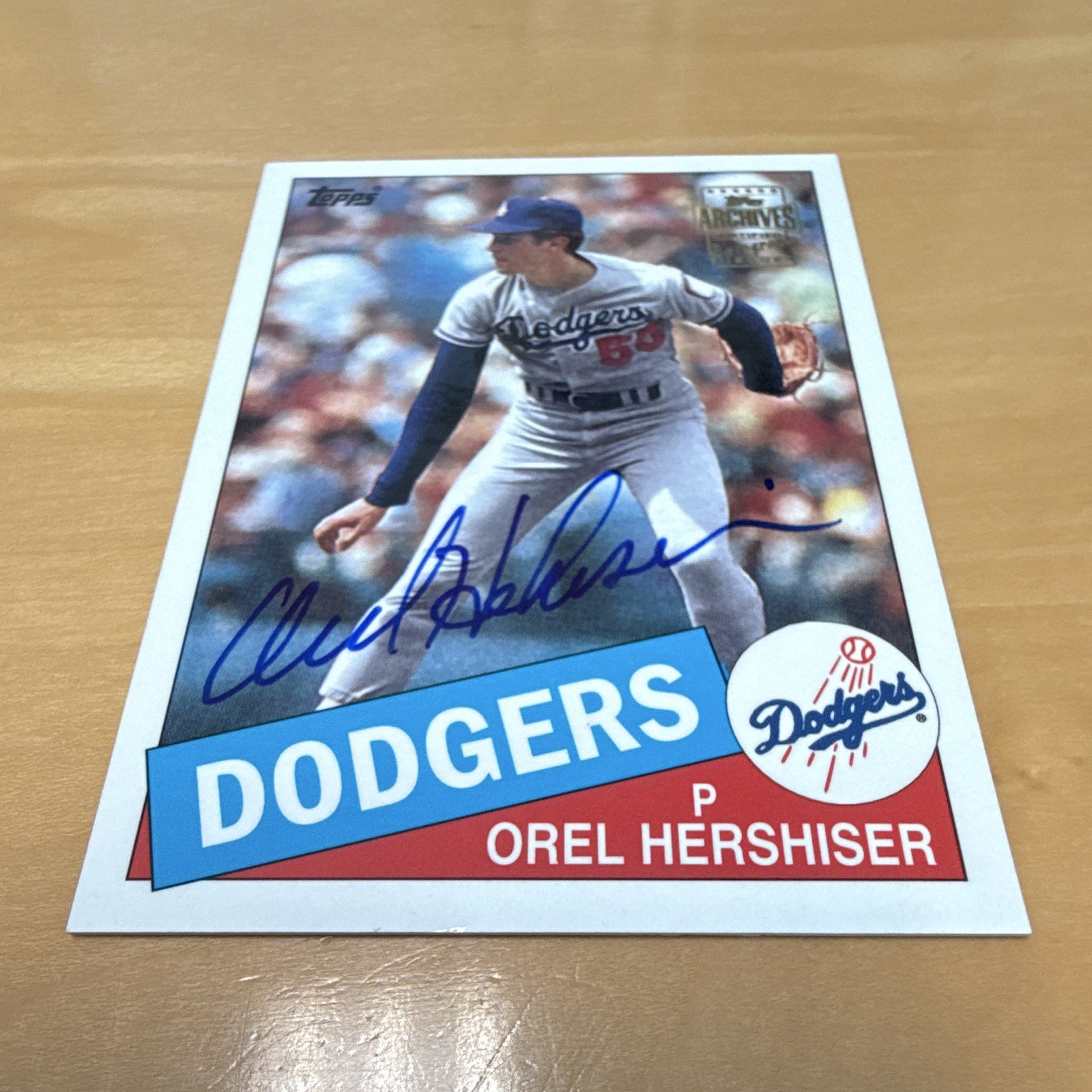 Orel Hershiser #TAA168 2001 Topps Archives Baseball Autographs