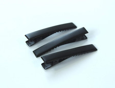 ALL in ONE 50Pcs Small Size Hair Clip for Adults DIY 35MM/1.37 Black Flat Alli