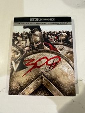 300 - 4K Ultra HD  Blu-ray - Zack Snyder - New/Sealed w/ Rare OOP Slipcover