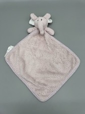 Pink Elephant Lovey Plush Baby Security Blanket SL Home Fashions