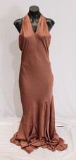 Birdy Grey Women's Sleeveless Stephanie Matte Satin Dress CL8 Desert Rose Small