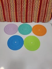 Vintage Lot 5 Fisher Price Replacement Records for  Music Box Record Player 