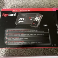 GIGAWARE PC TO TV Converter Cat. # 25-233. NEW RARE