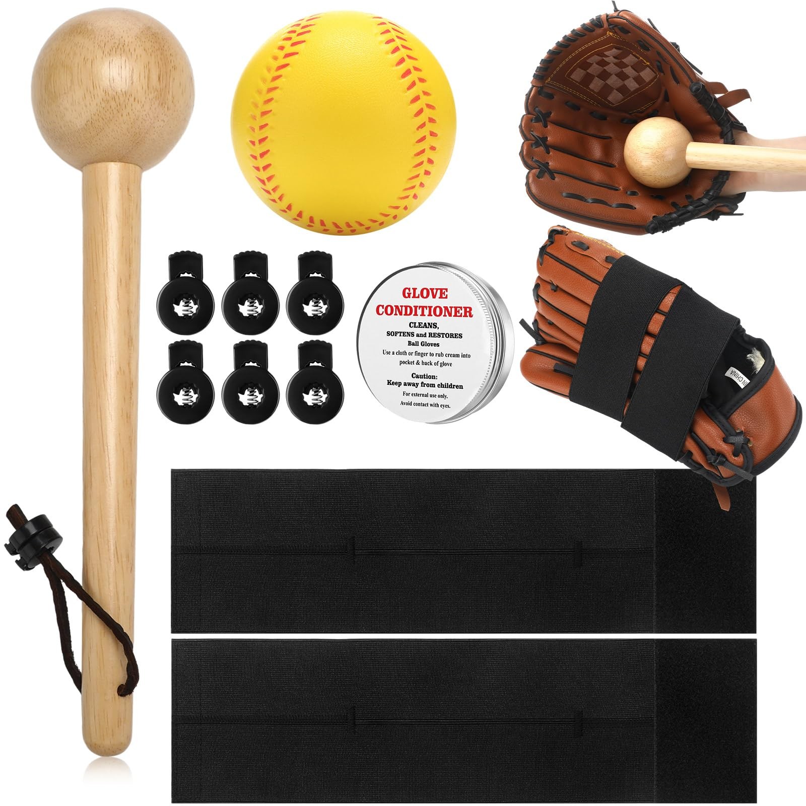 Break In Kit Include Glove Mallet Wood Shaping Hammer P...