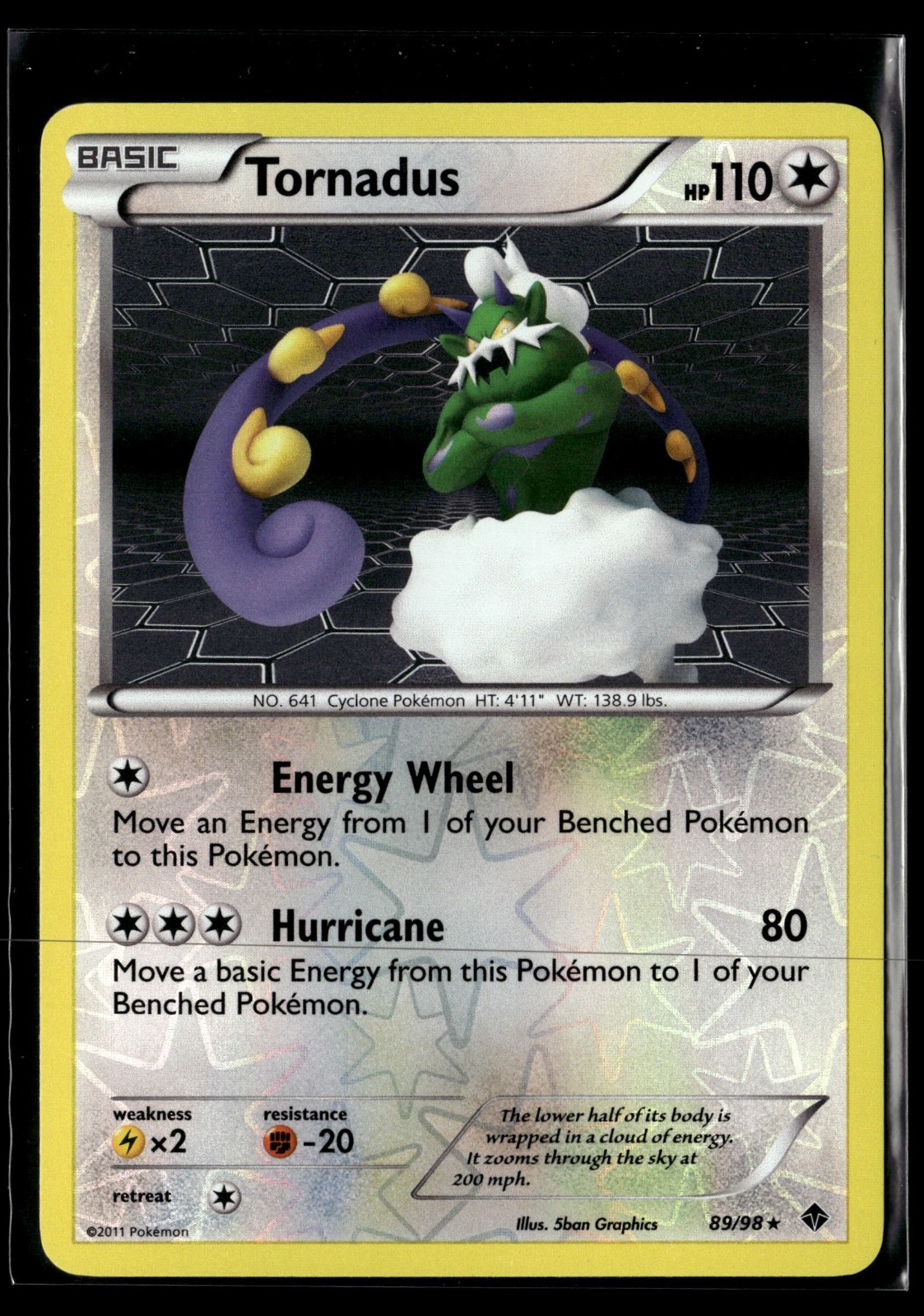 Emerging Powers Tornadus 89/98 NM Reverse Holo