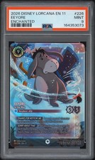 2026 DISNEY LORCANA EN 11-WINTERSPELL ENCHANTED 226 EEYORE - IN THE WAY PSA 9