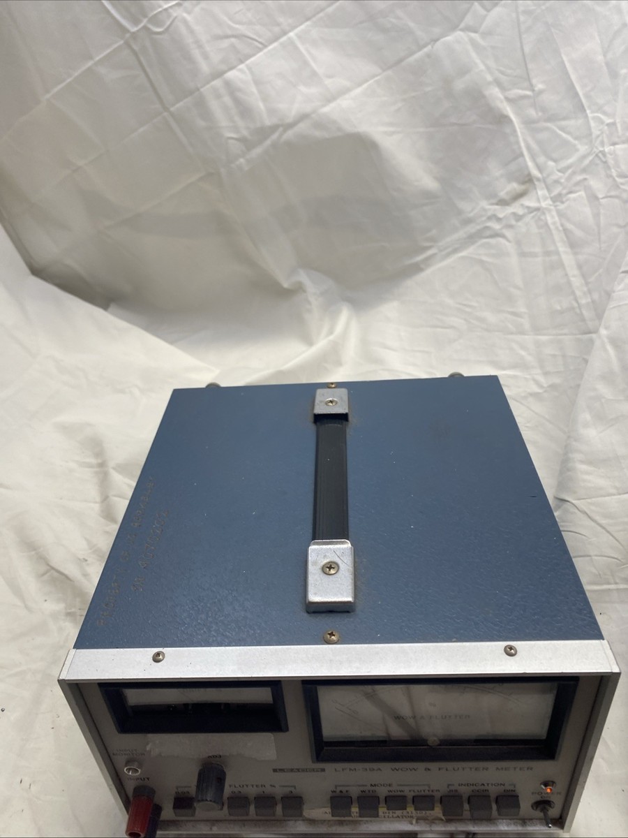 アンプ LFM-39A Wow & Flutter Meter Leader LFM39A Wow & Flutter Drift Meter for sale online | eBay