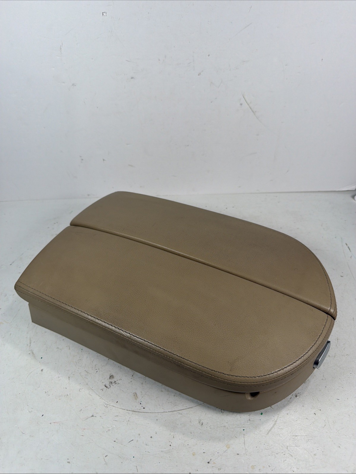 OEM 2007-2013 Acura MDX Beige/Tan Front Center Console Leather Armrest Lid  OEM