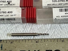 LOT OF 6 PCS KYOCERA #48 CARBIDE DRILL BITS