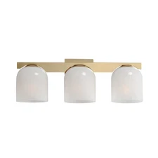 Maxim 21233MR Scoop 3 Light 22"W Vanity Light - Brass