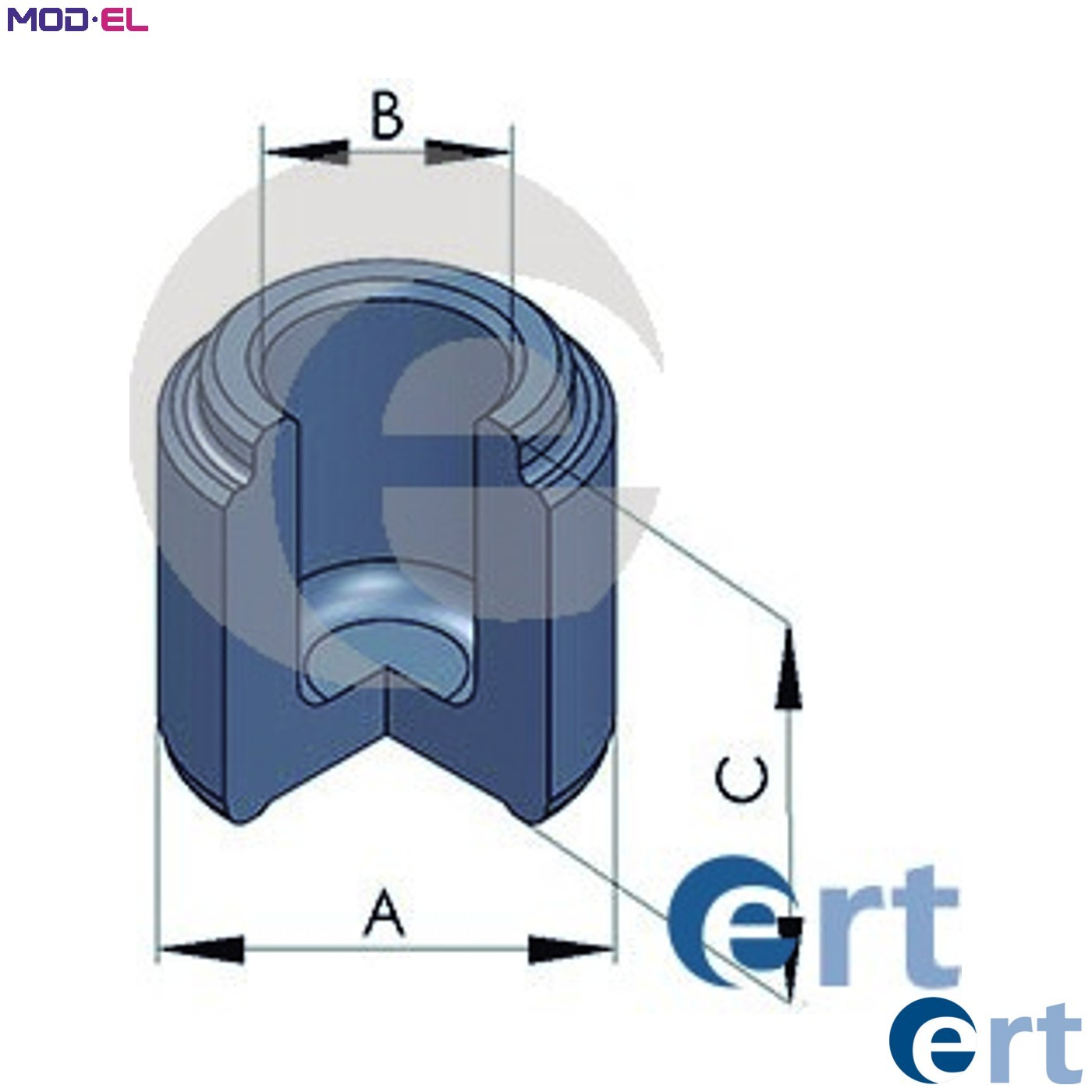 PISTON BRAKE CALIPER 150755-C FOR MITSUBISHI CITROEN C5/Van/II/Break 3.0L 6cyl