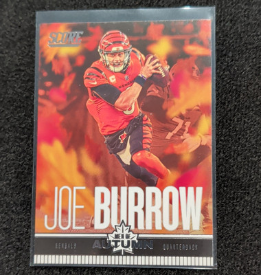Panini 2023 Score Men of Autumn Joe Burrow #10 Cincinnati Bengals NFL
