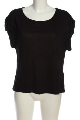 H&M T-Shirt Damen Shirt Gr. DE 36 schwarz Casual-Look