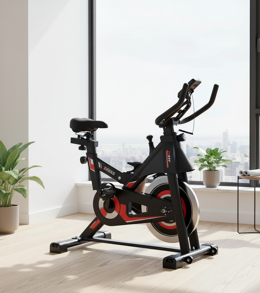 Vélo d'appartement pliable Fitness Pro pour cardio training à la maison