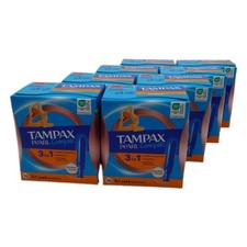 Tampax Pearl Compak, 8x16 Stück, Super Plus, Tampons mit Applikator bieten Komfo