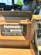 Kennedy Metal Tool Box W Cantilever Tray Brown Model 1022-848316 Kennedy Metal Tool Box W Cantilever Tray Brown Model 1022-848316
