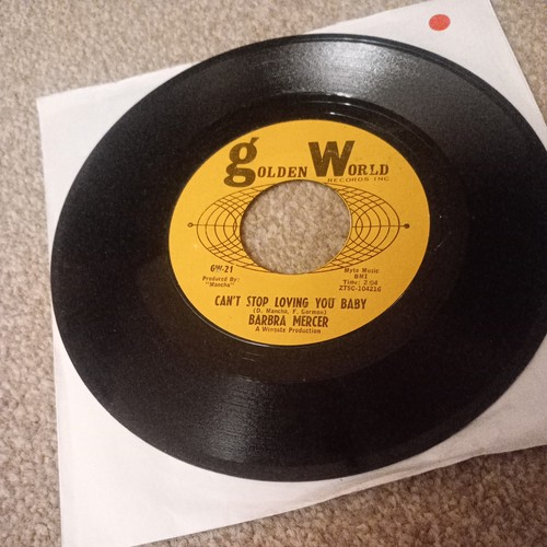 Barbara Mercer - Hey!! - Used Vinyl Record 7 - catalogue number to the left - Picture 2 of 2