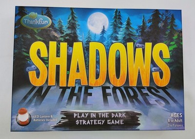 Think Fun Shadows In The Forest Play In The Dark Strategy Board Game COMPLETE!