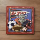 Oopsy Daisy too Sports Canvas cavas painting “GO TEAM” by Jones Segarra-Kids Art