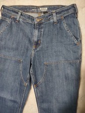 Carhartt Double Knee Size 8 Tall Rugged Carpenter Relaxed Fit Womens FREE ship