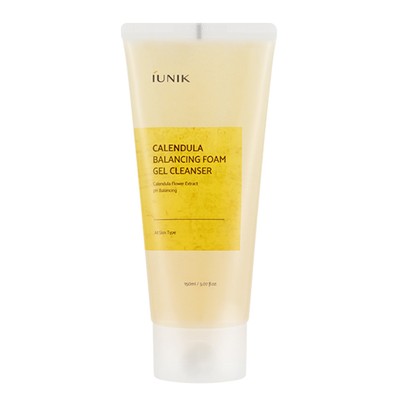 [iUNIK] Calendula Balancing Foam Gel Cleanser - 150ml
