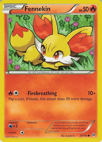 Fennekin 25/162 XY - BREAKthrough Common