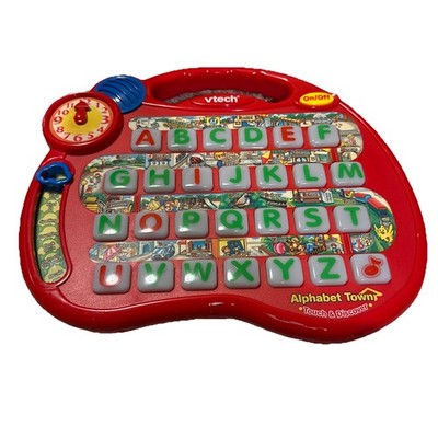 VTech Touch And Discover ALPHABET TOWN: 8 Different Educational Activities Clock