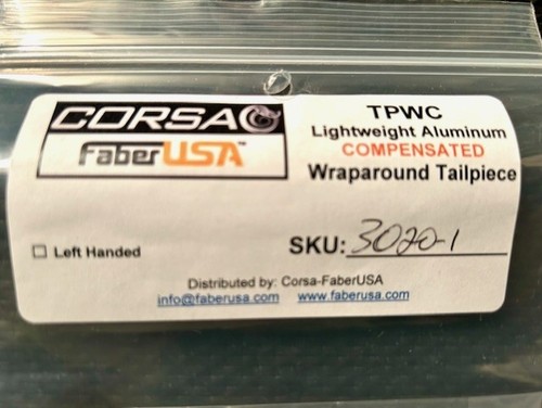 FABER USA "AGED" LIGHT WEIGHT ALUMINUM COMPENSATED WRAPAROUND BRIDGE FOR GIBSON - Picture 2 of 5